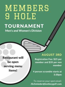 Members 9-Hole Tournament